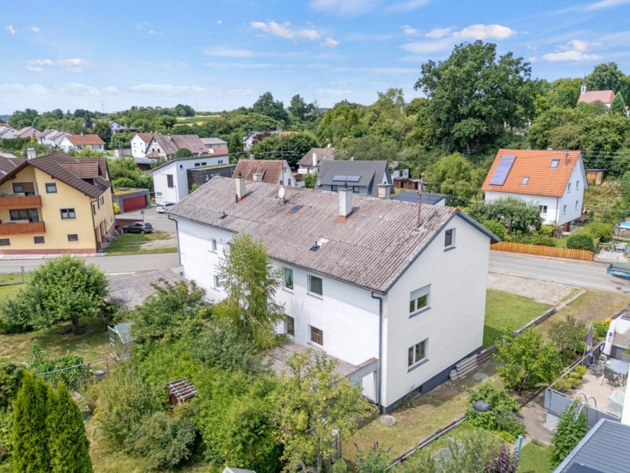 Drohnenansicht3 Erdgeschosswohnung Me�kirch