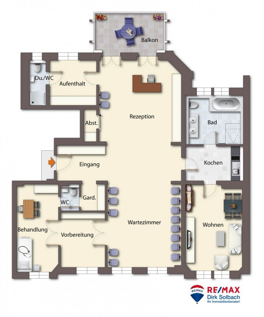 Grundriss Etagenwohnung Konstanz