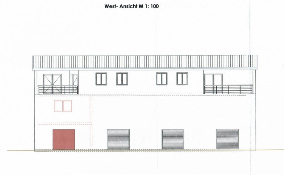 West-Ansicht Lager Trossingen
