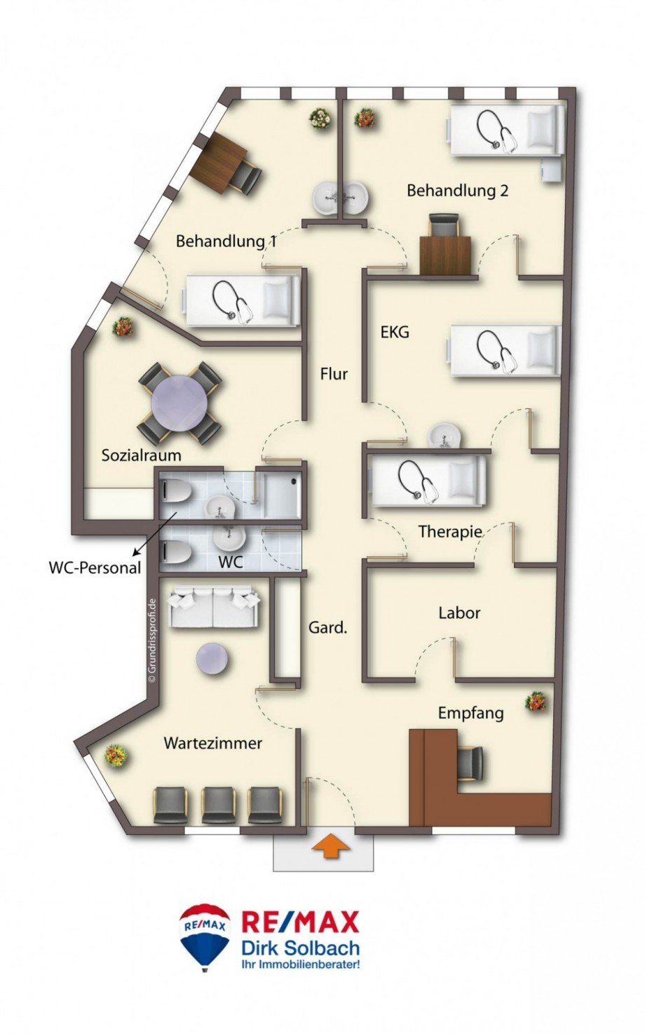 Grundriss Praxis Konstanz