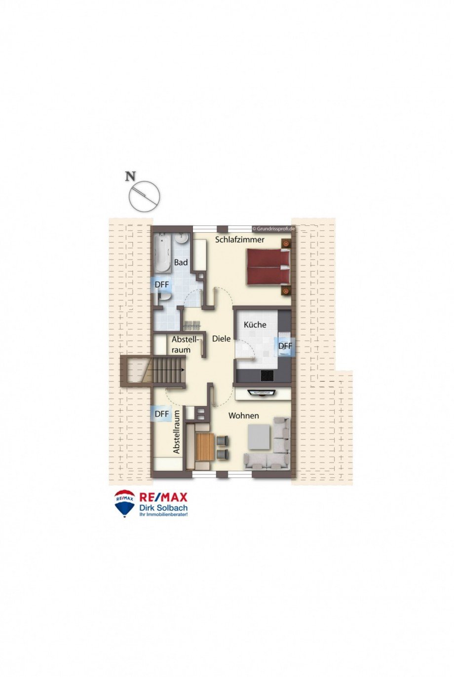 Grundriss DG Mehrfamilienhaus Konstanz-Dettingen