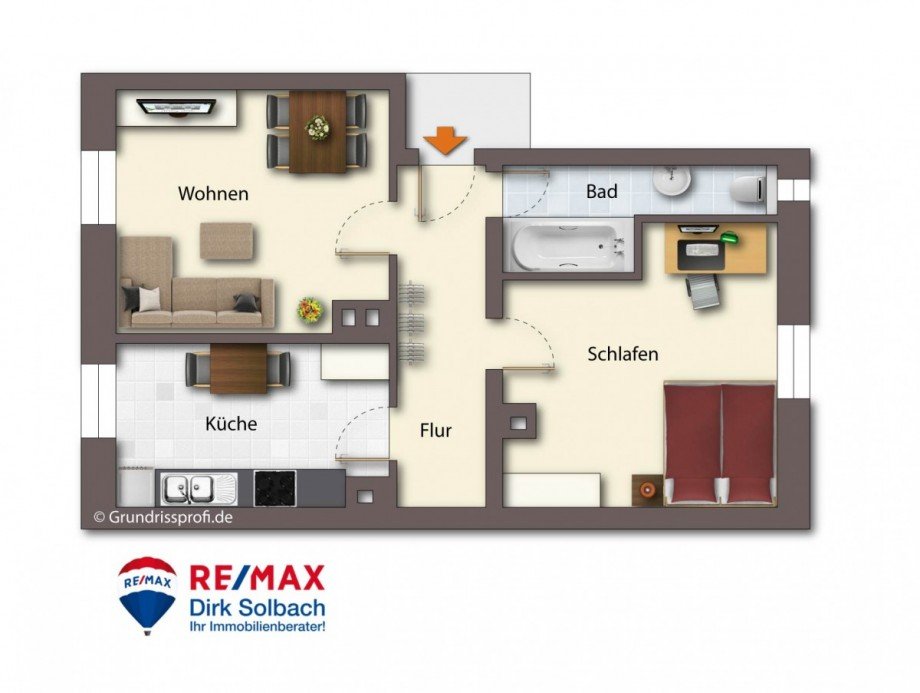 Grundriss Etagenwohnung Konstanz