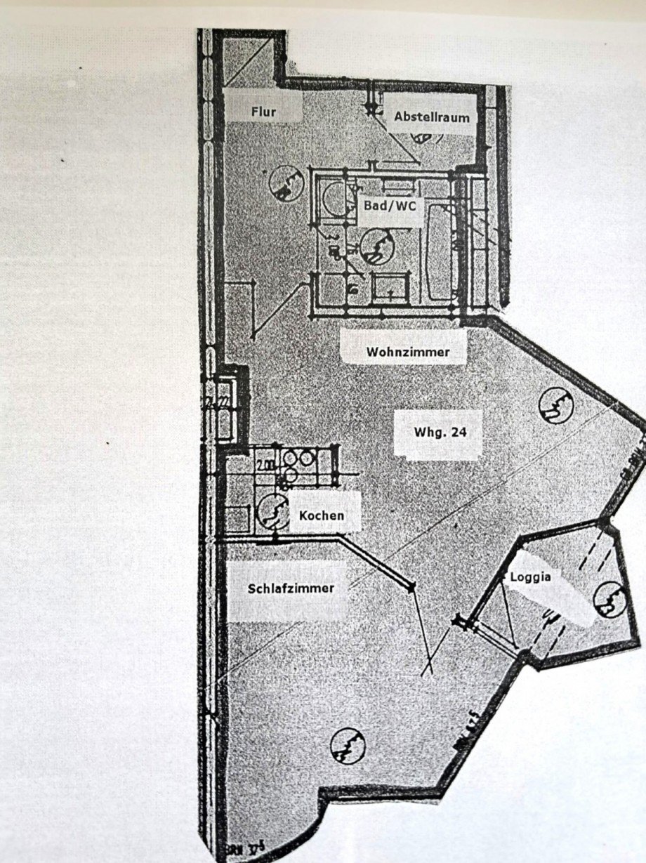 Grundriss Etagenwohnung Konstanz