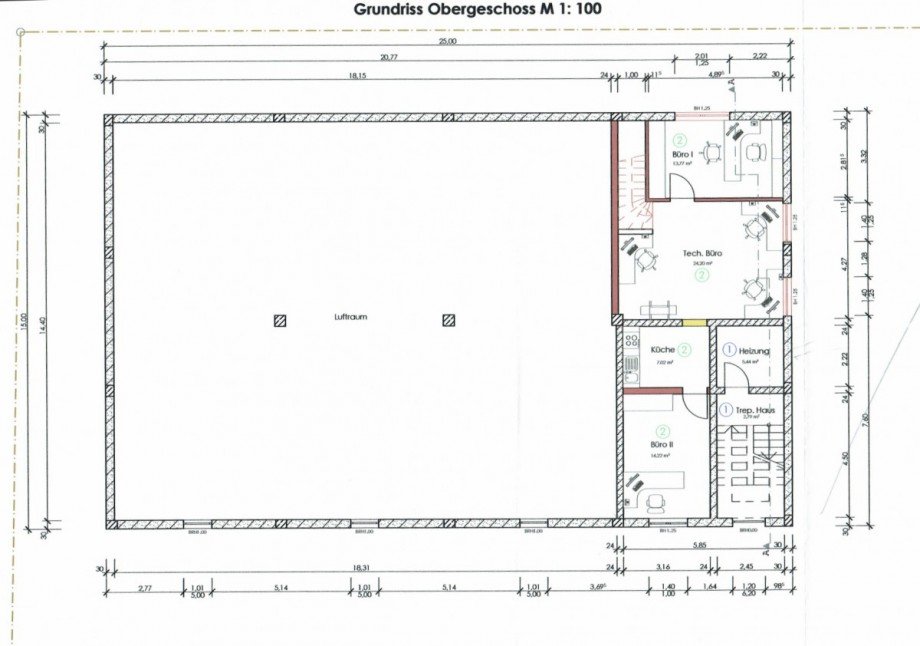Grundriss OG Lager Trossingen