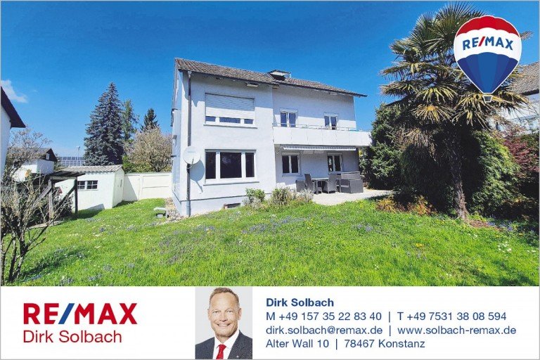 Titelbild Konstanz-Dettingen Mehrfamilienhaus Idylisches 3-Familienhaus mit Gartenparadies