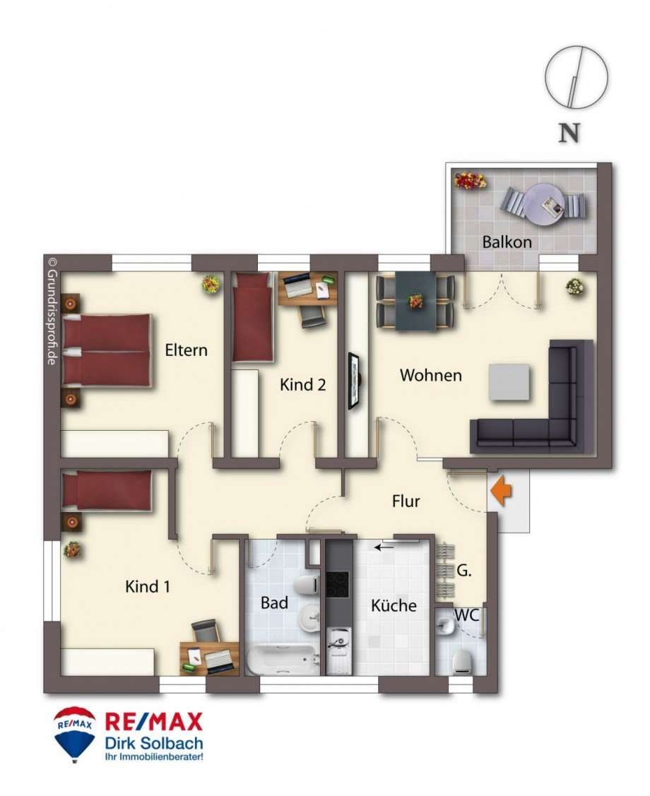 Grundriss Etagenwohnung Konstanz