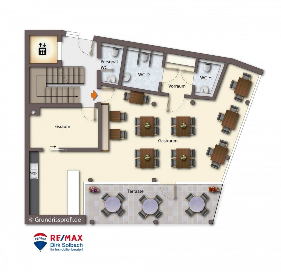 Grundriss Gastgewerbe Konstanz