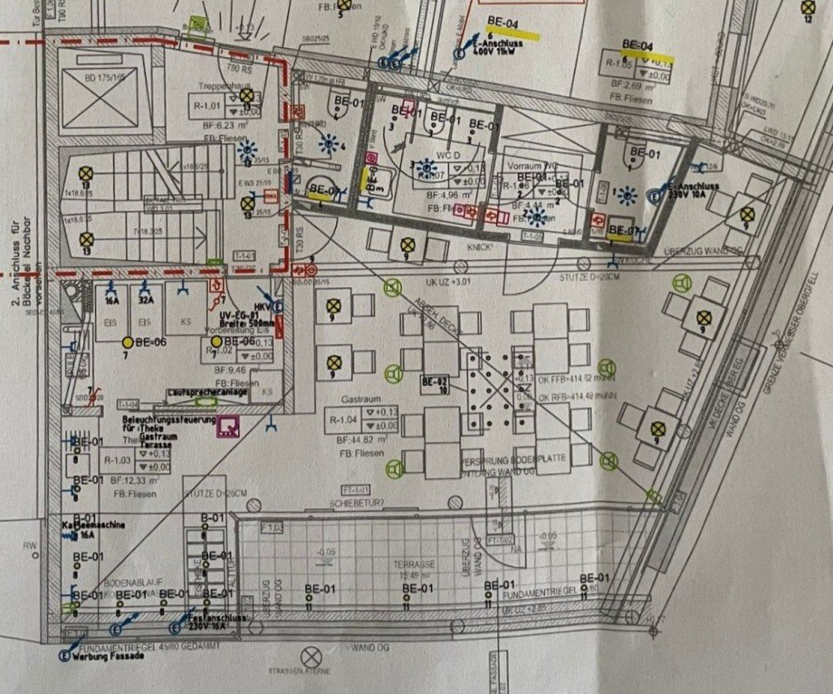Grundriss Gastgewerbe Konstanz