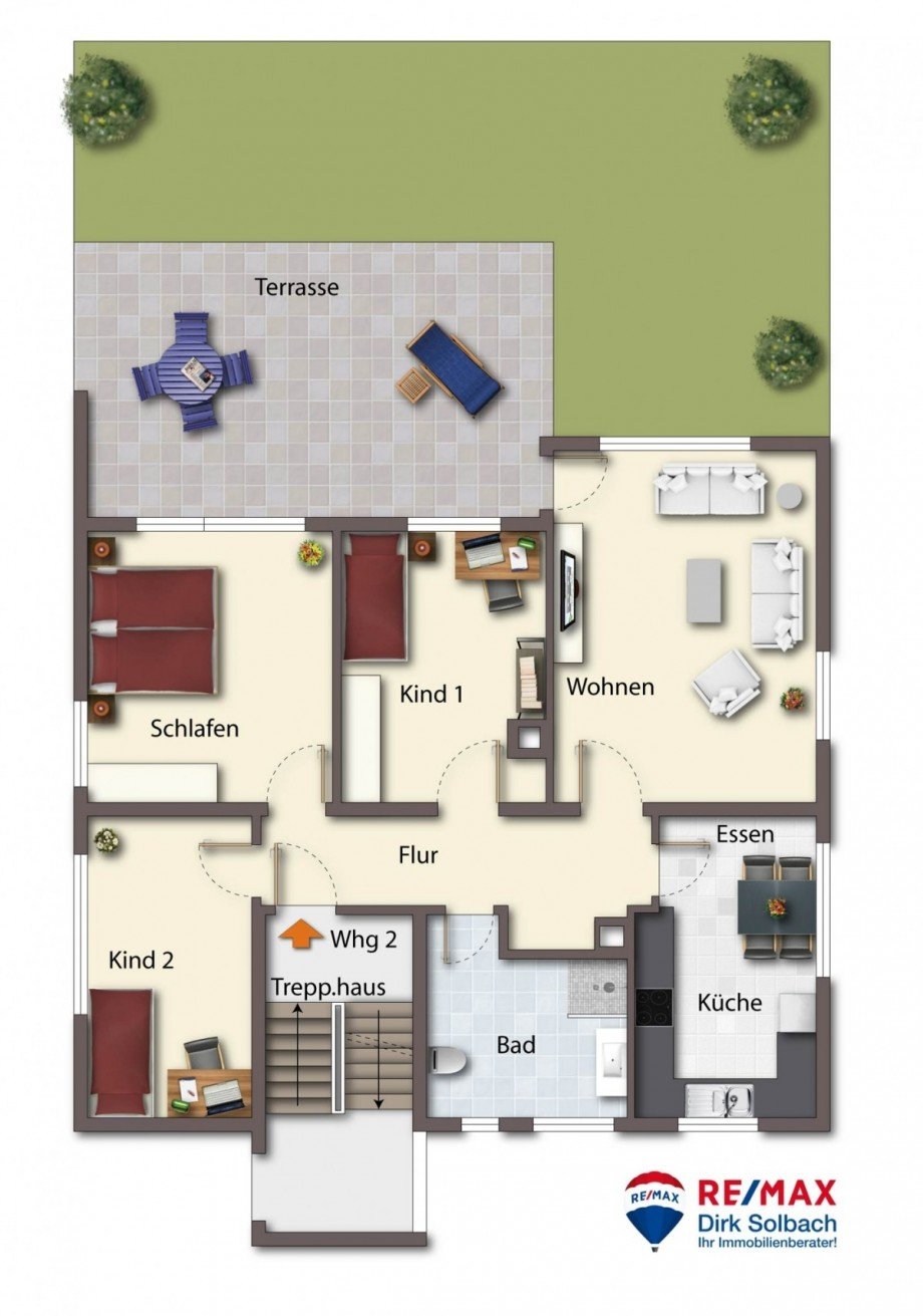 Grundriss Etagenwohnung Oberteuringen