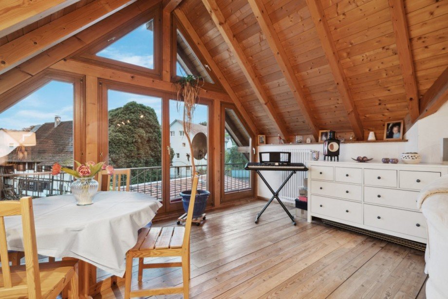 Wohnzimmer2 Doppelhaush�lfte Gottmadingen