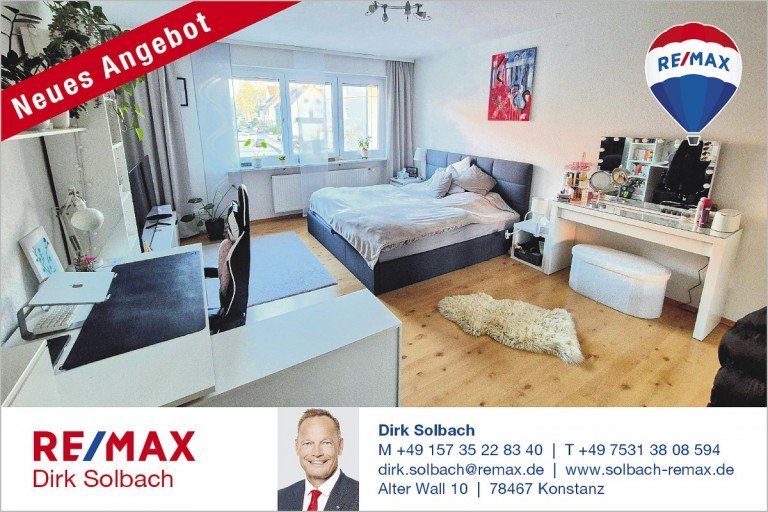 Titelbild Singen Etagenwohnung Gut geschnittene 4-Zi.-ETW mit S�dbalkon