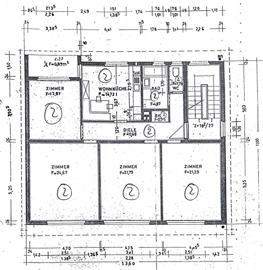 Grundriss Etagenwohnung Singen